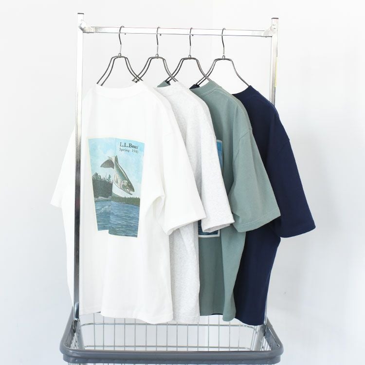 SALE 30％OFF】Men's Bean's 1980 Short-Sleeve Catalog Trout Tee