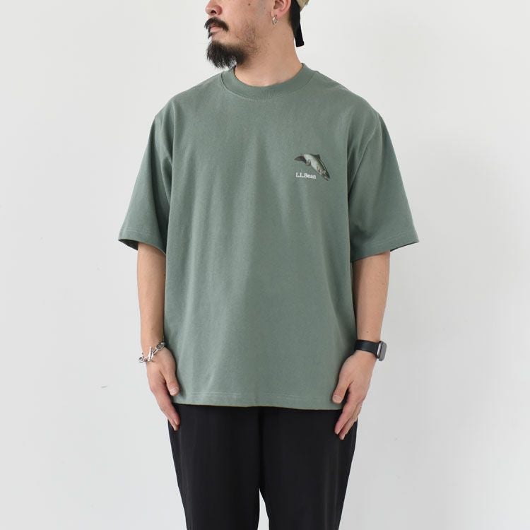 SALE 30％OFF】Men's Bean's 1980 Short-Sleeve Catalog Trout Tee
