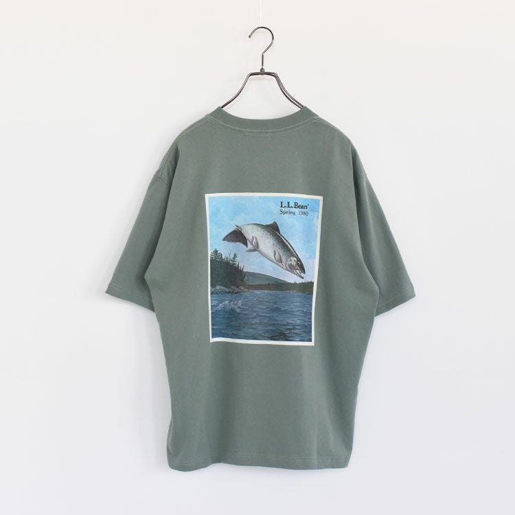 SALE 30％OFF】Men's Bean's 1980 Short-Sleeve Catalog Trout Tee
