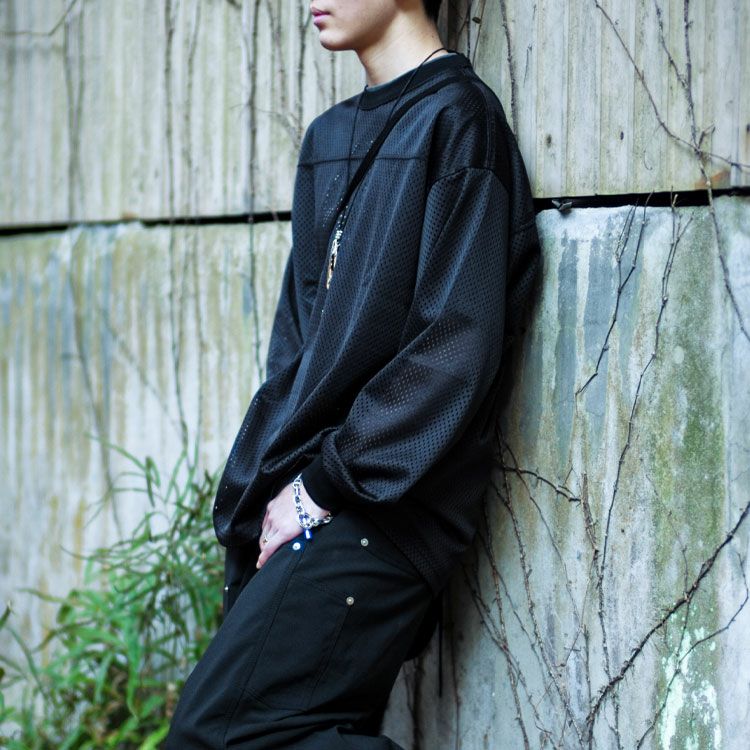 SALE 20％OFF】【BINGOYA別注】BINGOYA-MESH C/N TEE L/S メッシュ