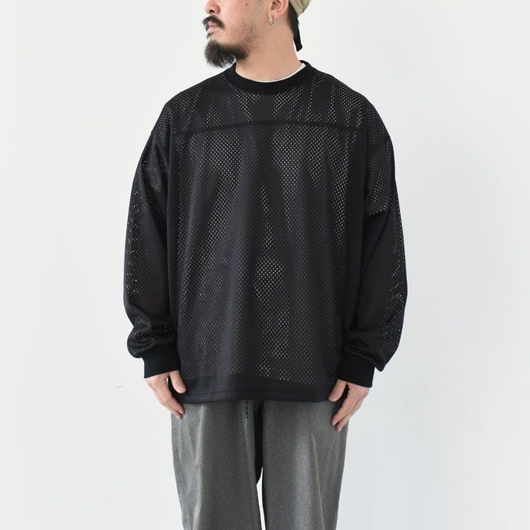 SALE 20％OFF】【BINGOYA別注】BINGOYA-MESH C/N TEE L/S メッシュ