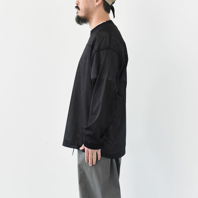 BINGOYA-MESH C/N TEE L/S BINGOYA別注メッシュクルーネック長袖Tシャツ