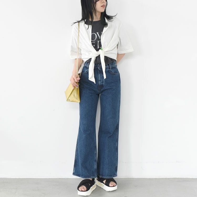 dry touch cotton jersey front-tie T-cardigan ドライタッチ コットンジャージー フロントタイ ティーカーディガン