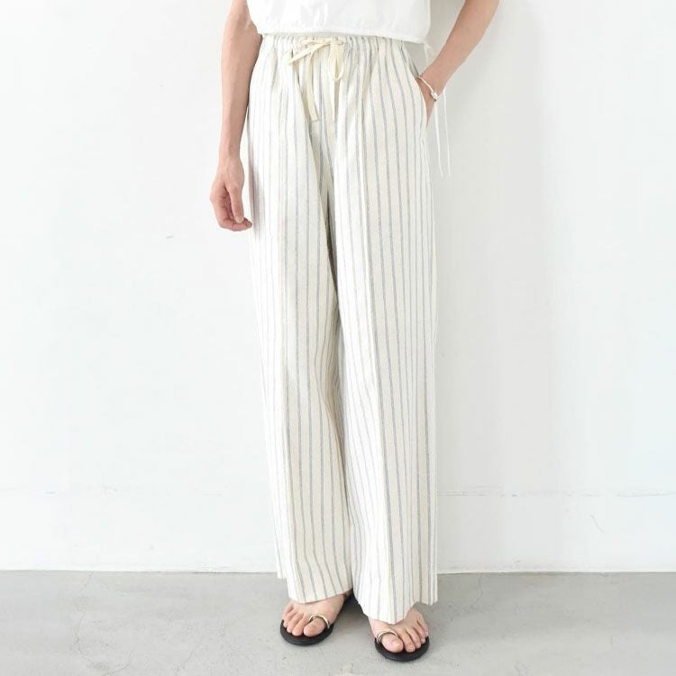 SALE 30％OFF】NOSTALGIC STRIPED WIDE PANTS ノスタルジック
