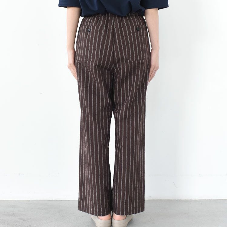 NOSTALGIC STRIPED WIDE PANTS ノスタルジックストライプワイドパンツ