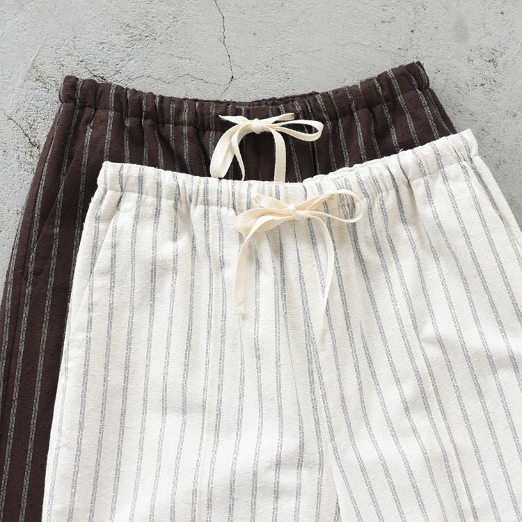 NOSTALGIC STRIPED WIDE PANTS ノスタルジックストライプワイドパンツ