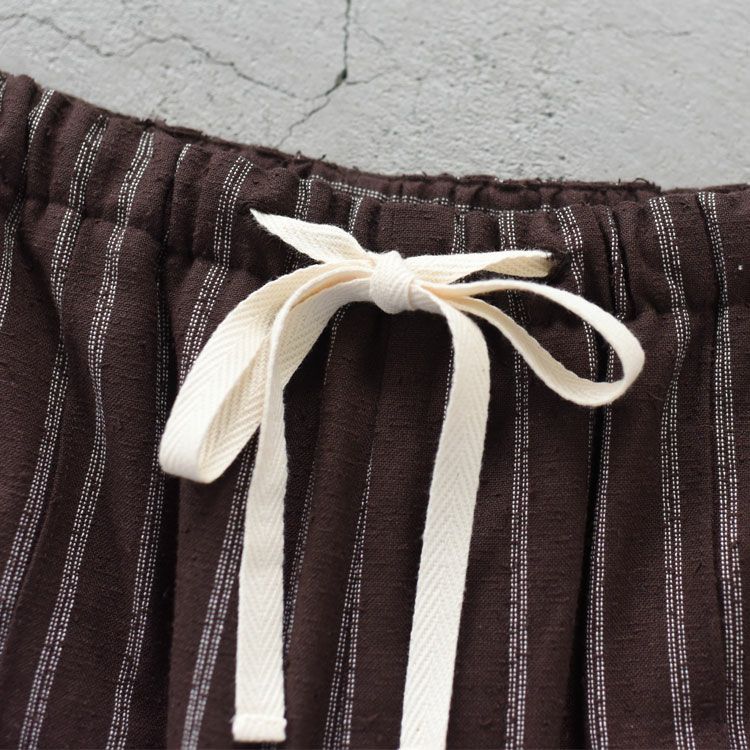 NOSTALGIC STRIPED WIDE PANTS ノスタルジックストライプワイドパンツ