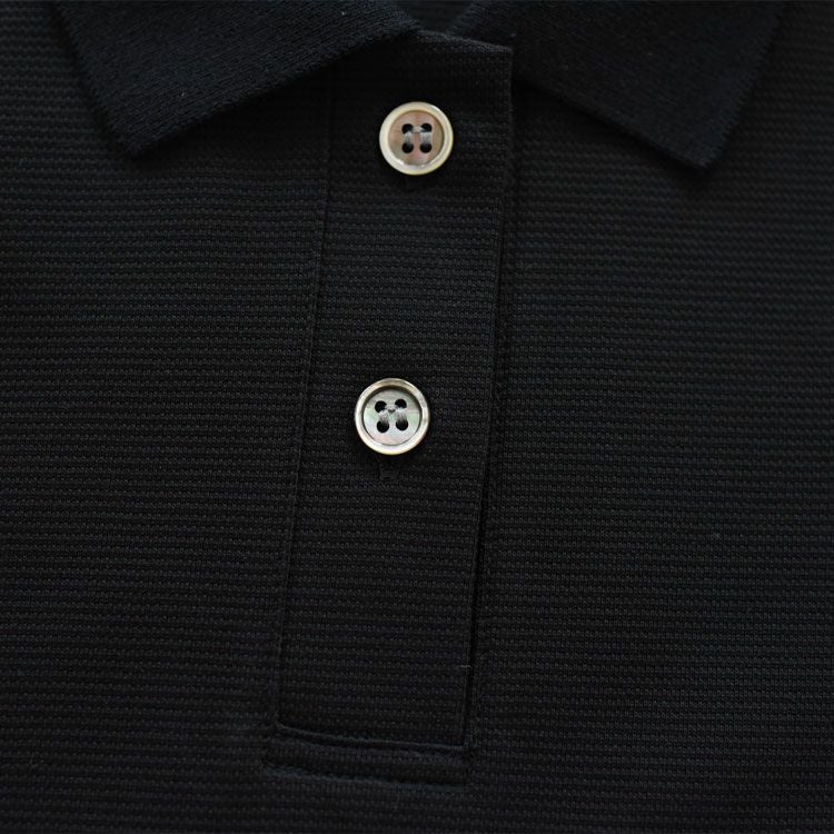 コットンサーフニットポロ衿ワイドプルオーバー