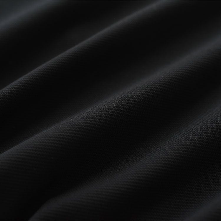 コットンサーフニットポロ衿ワイドプルオーバー