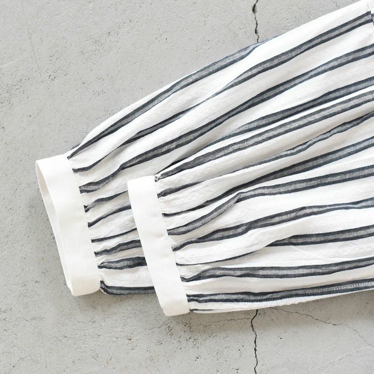 コットンドビーストライプスキッパーチュニック