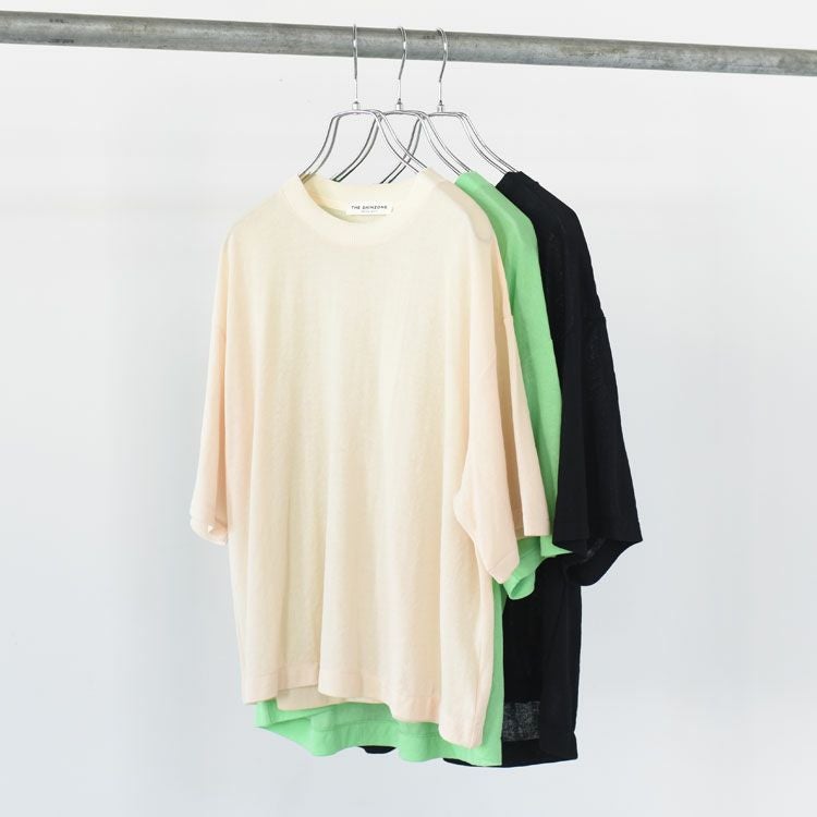 SALE 30％OFF】SHEER GAUZE HALF SLEEVE TEE シアーガーゼハーフ