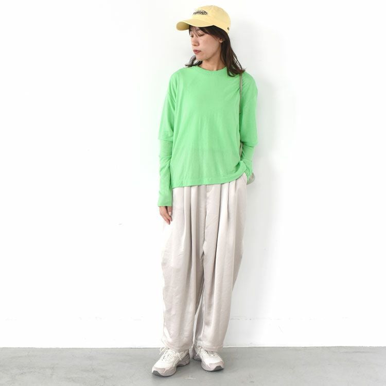 SALE 30％OFF】SHEER GAUZE HALF SLEEVE TEE シアーガーゼハーフ