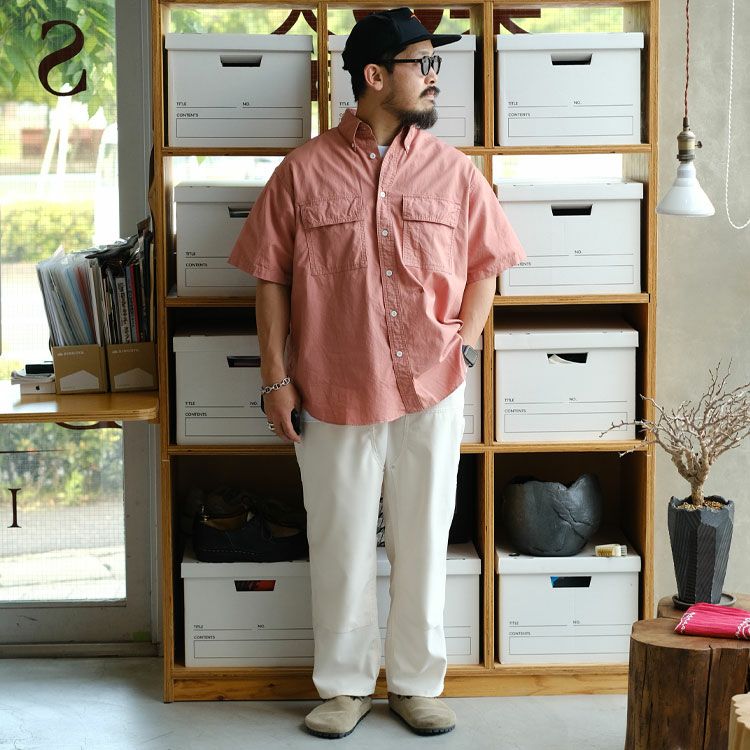 SALE 30％OFF】Button Down Field S/S Shirt ボタンダウン フィールド