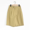 tuck short pants タックショートパンツ