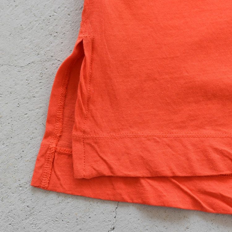twisted cotton jersey high-neck sleeveless Tee ハイネック スリーブレスティー