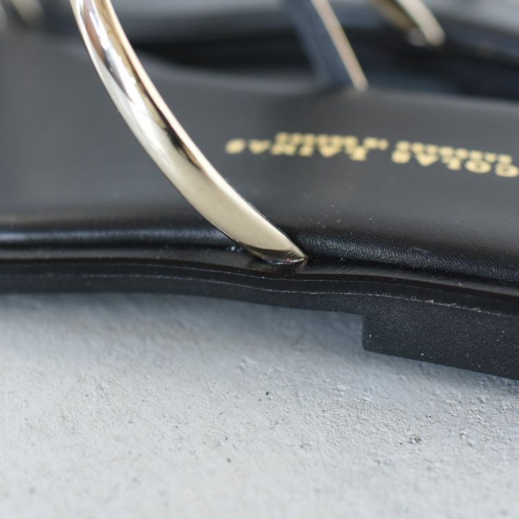 フィンガーフックフラットサンダル（スムースレザー）