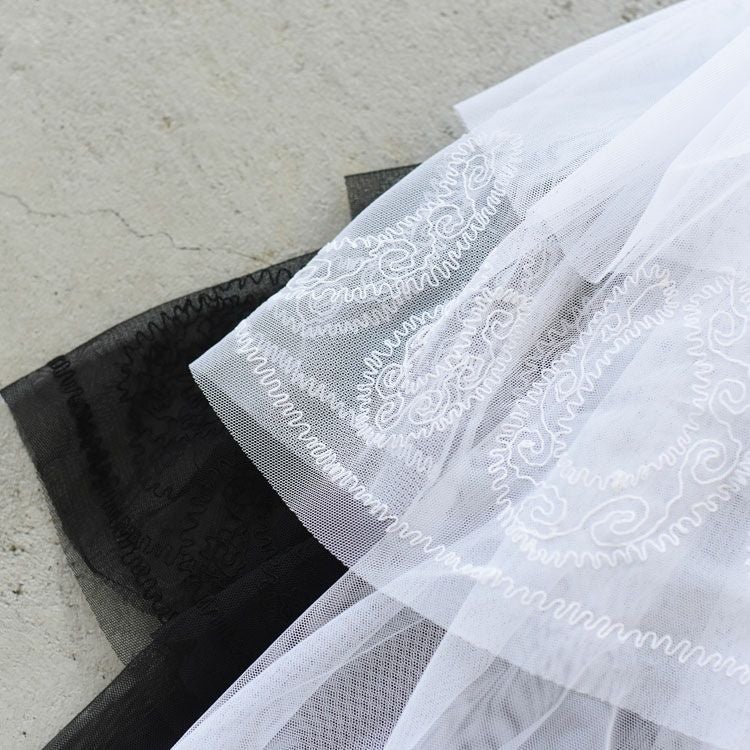SALE 30％OFF】tulle embroidery bolero チュールエンブロイダリー