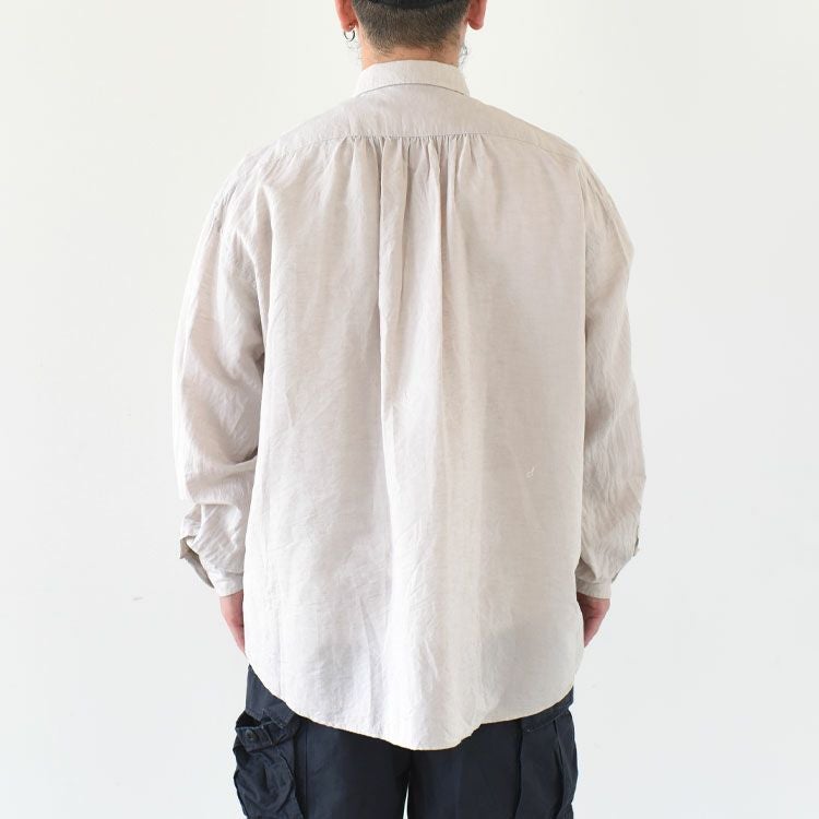 ROLL UP LINEN COTTON SHIRT ロールアップリネンコットンシャツ/PORTER