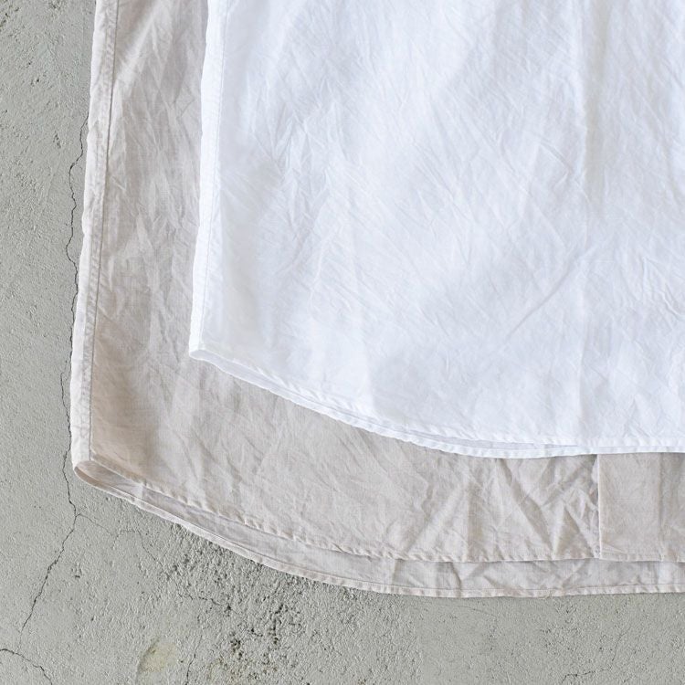 ROLL UP LINEN COTTON SHIRT ロールアップリネンコットンシャツ