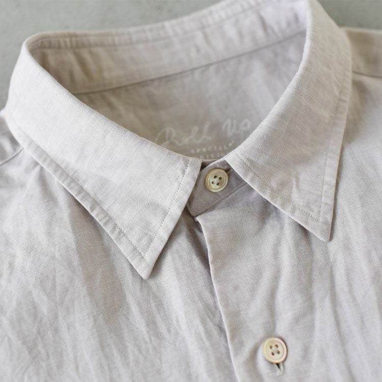 ROLL UP LINEN COTTON SHIRT ロールアップリネンコットンシャツ/PORTER