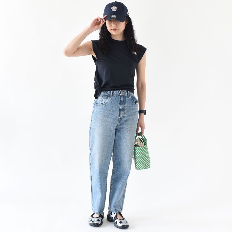 F/S LONG HEM TEE フレンチスリーブロングヘムティー【メール便1点まで可能】