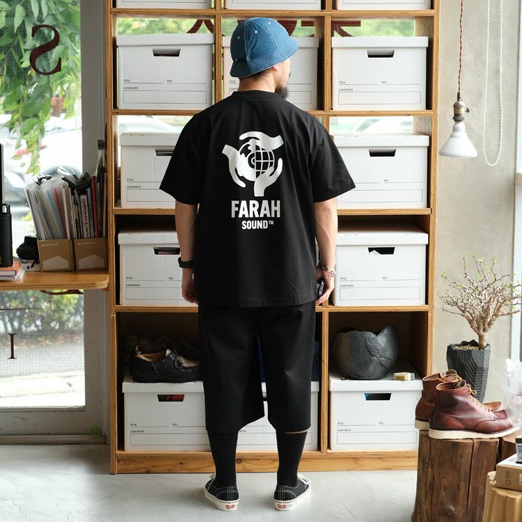 SALE 30％OFF】PRINTED GRAPHIC S/S TEE FARAH SOUND プリンテッド