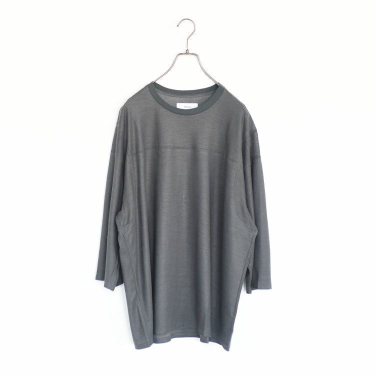 RAMIE KNIT BALL GAMES 3/4 SLEEVE TEE ラミー天竺 / ボールゲーム3/4スリーブTEE