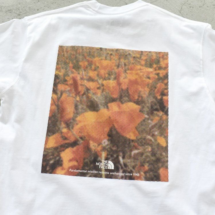 ショートスリーブフラッシュドライピクセルプラントコットンティー