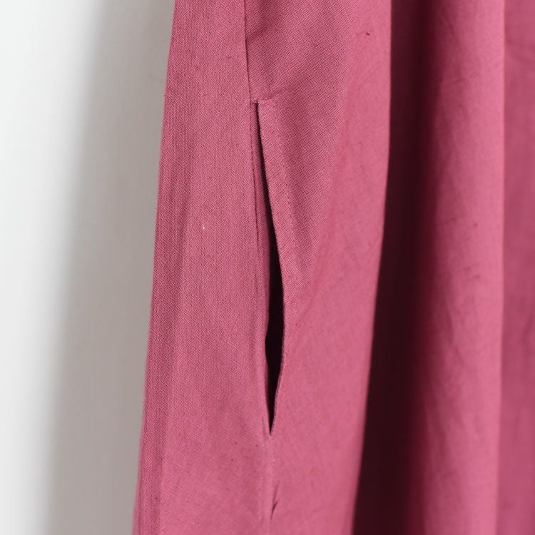 コットンリネンフレアワンピース