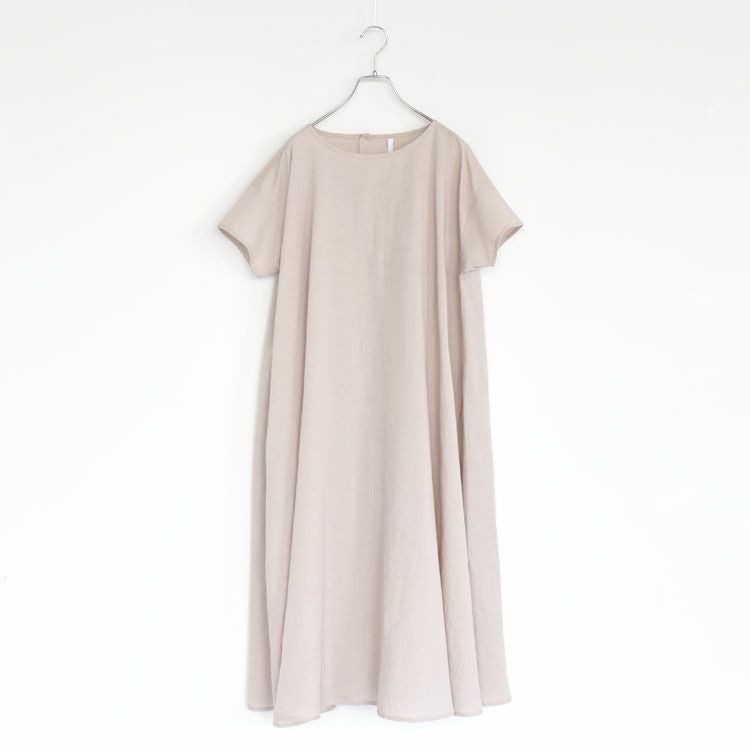 コットンリネンフレアワンピース