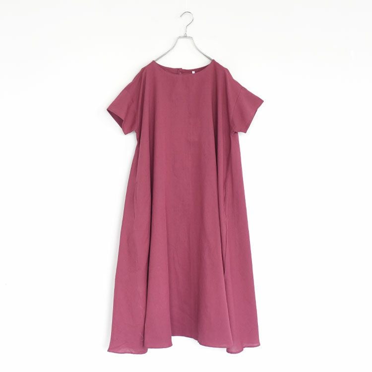 コットンリネンフレアワンピース