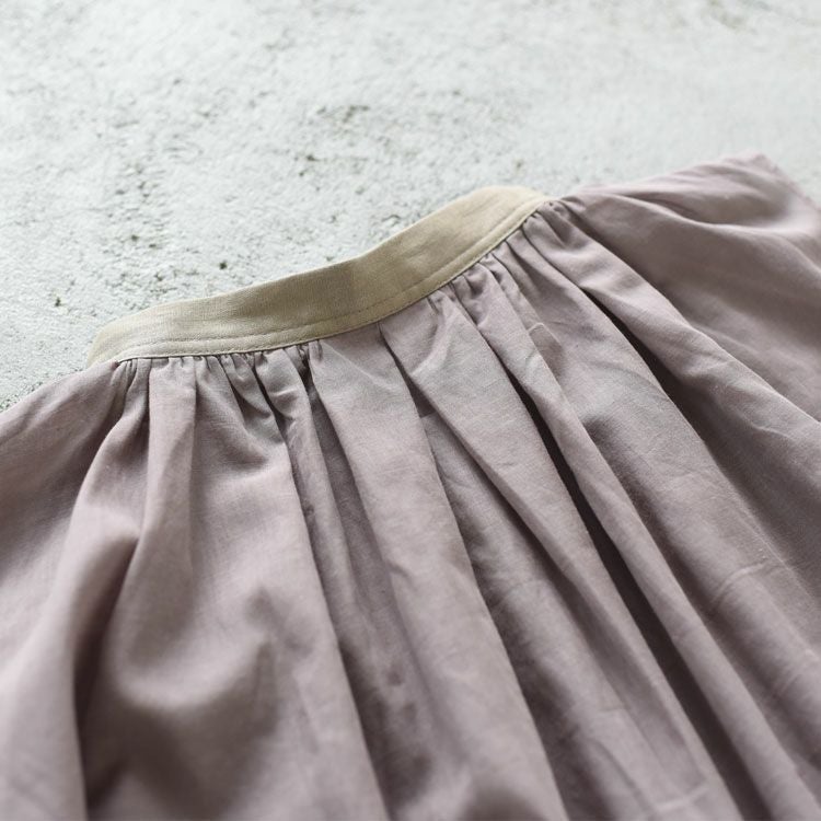 コットンリネンローンノースリーブブラウス