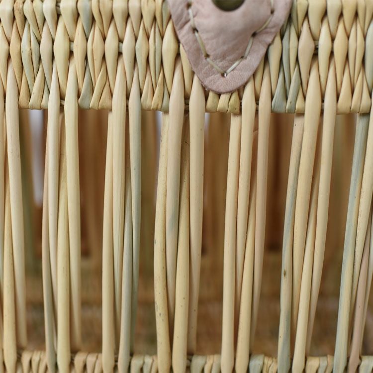 BRAID HANDLE SMALL SQUARE BASKET ブレイドハンドル スモールスクエアバスケット