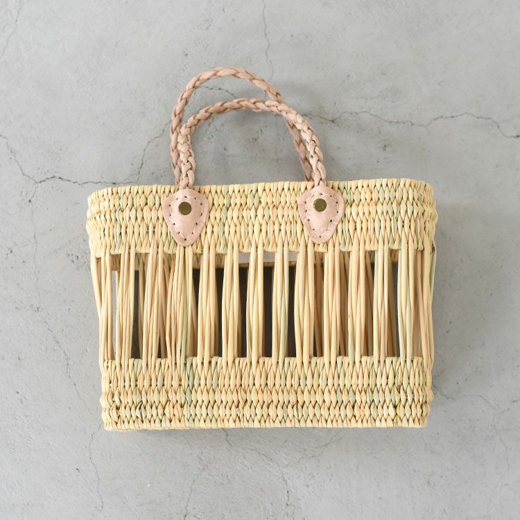 SALE 30％OFF】BRAID HANDLE SMALL SQUARE BASKET ブレイドハンドル