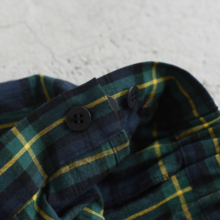 check wrap skirt チェックラップスカート