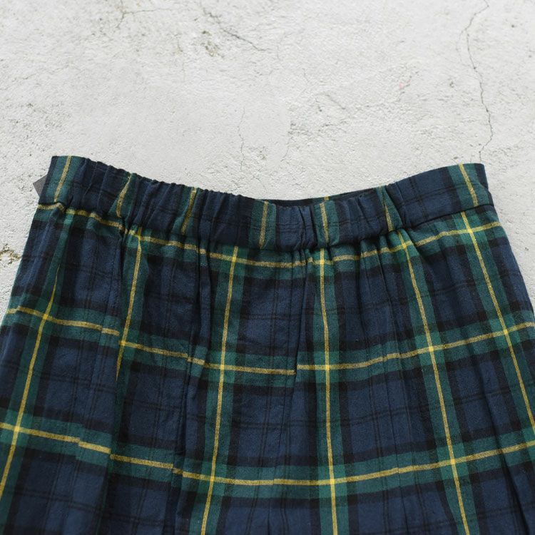 まめ　新品　ミディウミ　イエロー チェックラップスカート SALE 20％OFF】check wrap skirt チェックラップスカート/MidiUmi