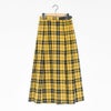 check wrap skirt チェックラップスカート