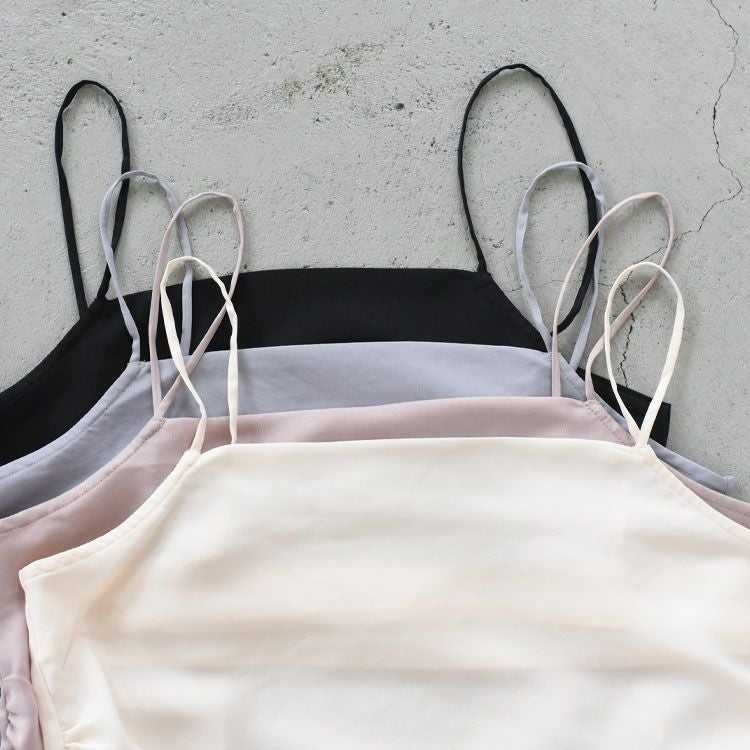 SALE 40％OFF】Satin Gather Camisole サテンギャザーキャミソール