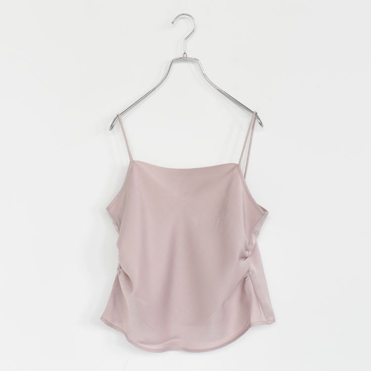 SALE 40％OFF】Satin Gather Camisole サテンギャザーキャミソール