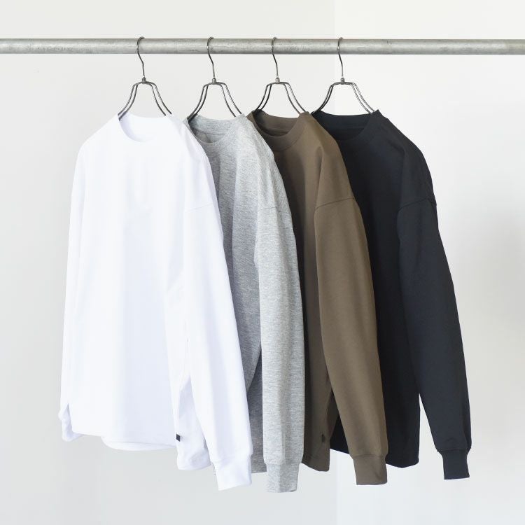 TECH DRAWSTRING TEE L/S テックドローストリングTシャツL/S
