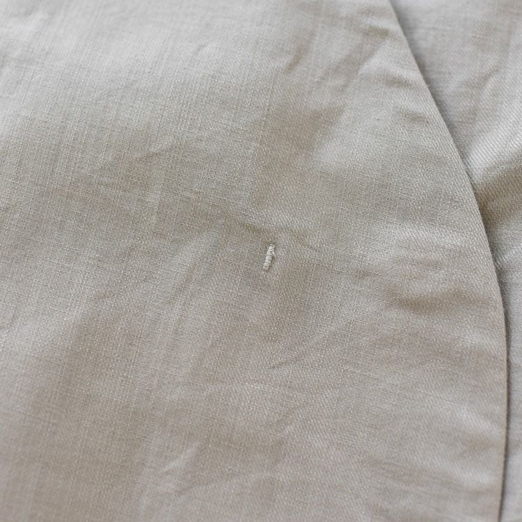 cotton linen wide vest コットンリネンワイドベスト