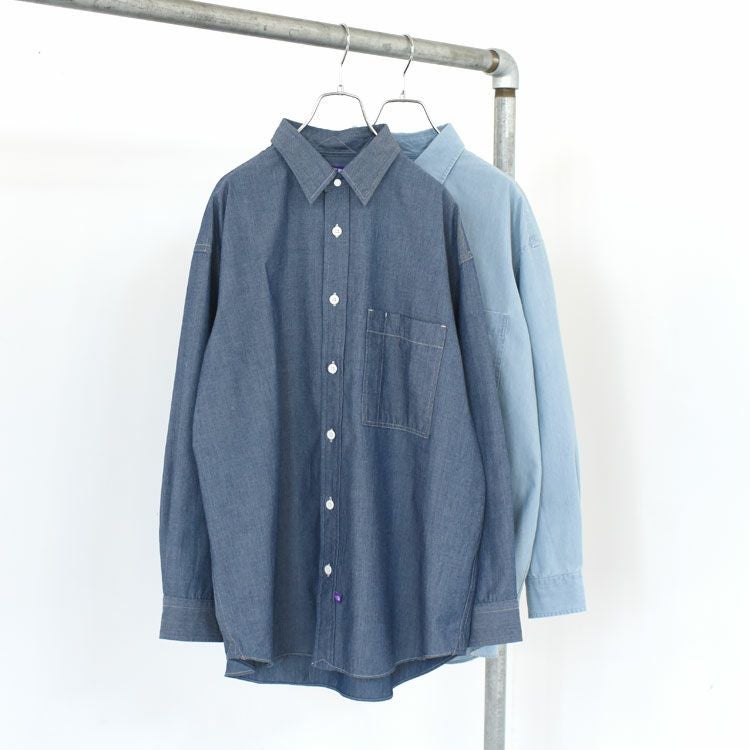 SALE 20％OFF】Regular Collar Chambray Field Shirt レギュラーカラー