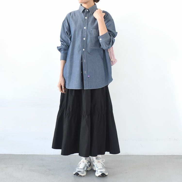 SALE 20％OFF】Regular Collar Chambray Field Shirt レギュラーカラー