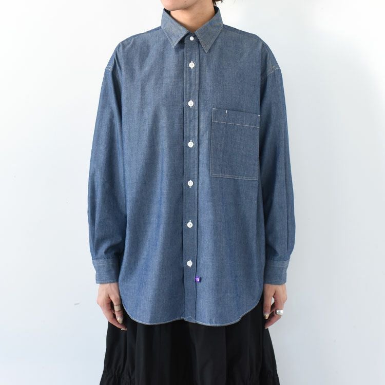 SALE 20％OFF】Regular Collar Chambray Field Shirt レギュラーカラー