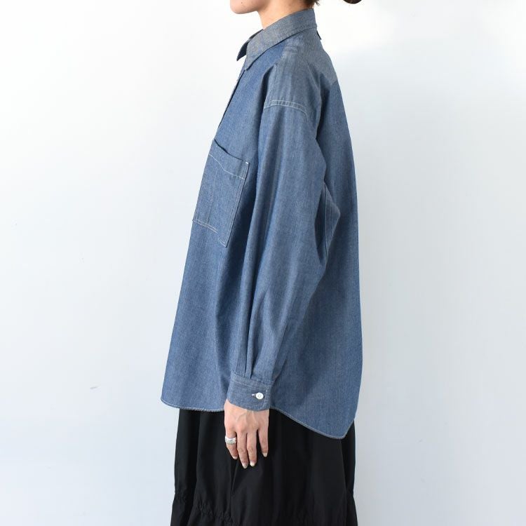 SALE 20％OFF】Regular Collar Chambray Field Shirt レギュラーカラー