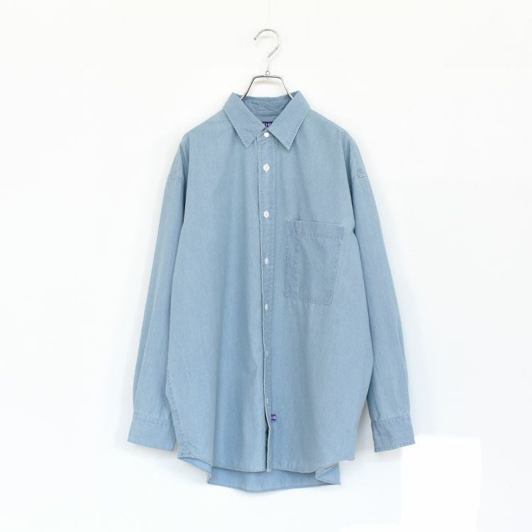 SALE 20％OFF】Regular Collar Chambray Field Shirt レギュラーカラー