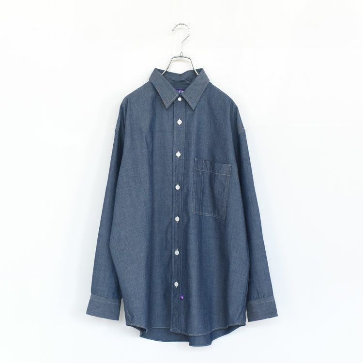 SALE 20％OFF】Regular Collar Chambray Field Shirt レギュラーカラー