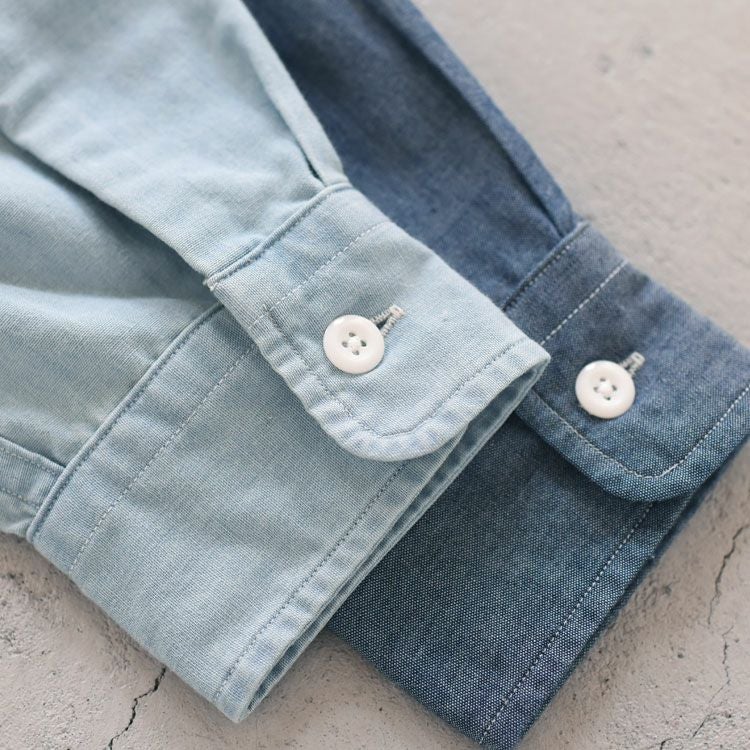 SALE 20％OFF】Regular Collar Chambray Field Shirt レギュラーカラー