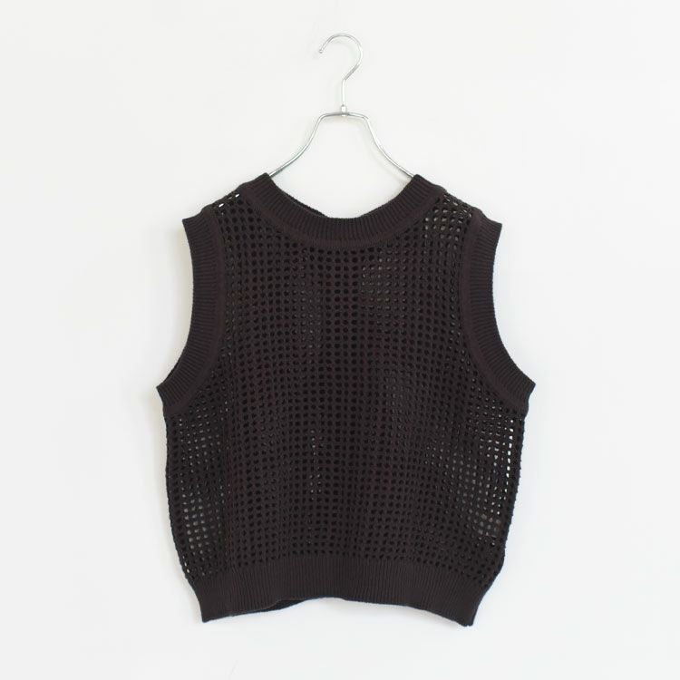 SALE 20％OFF】mesh knit 2way vest メッシュニットベスト/MidiUmi