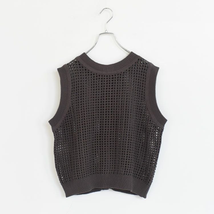 SALE 20％OFF】mesh knit 2way vest メッシュニットベスト/MidiUmi